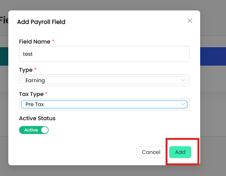 1. Custom Payroll Fields
