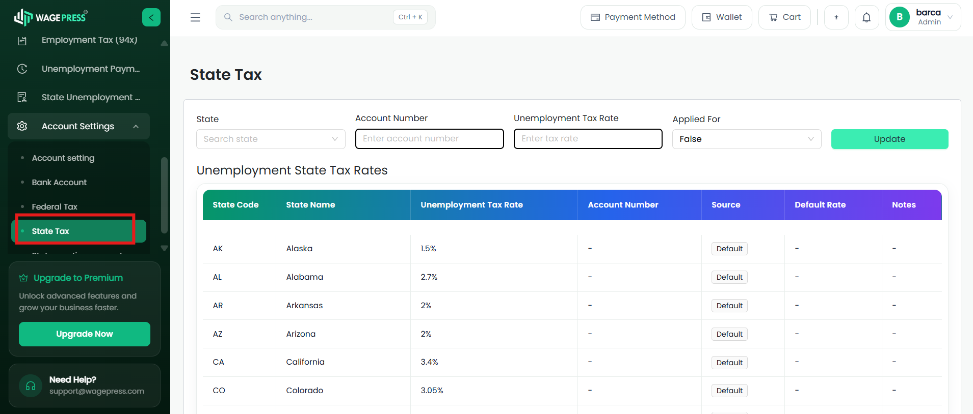 3. State Tax