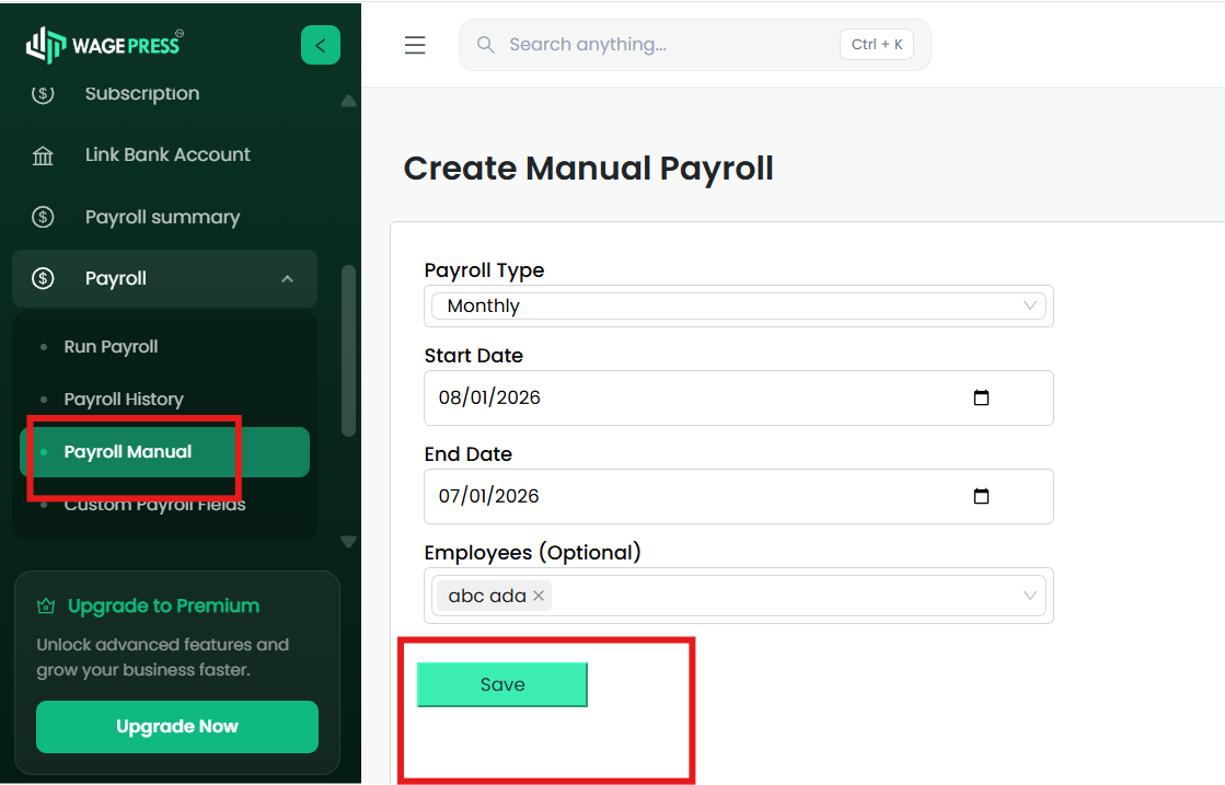 2. Payroll Manual