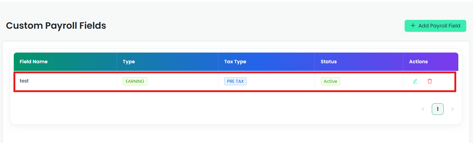 1. Custom Payroll Fields