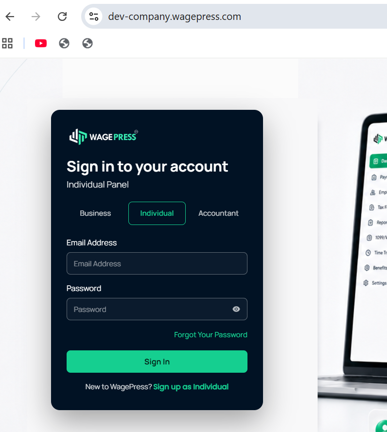 Website Access