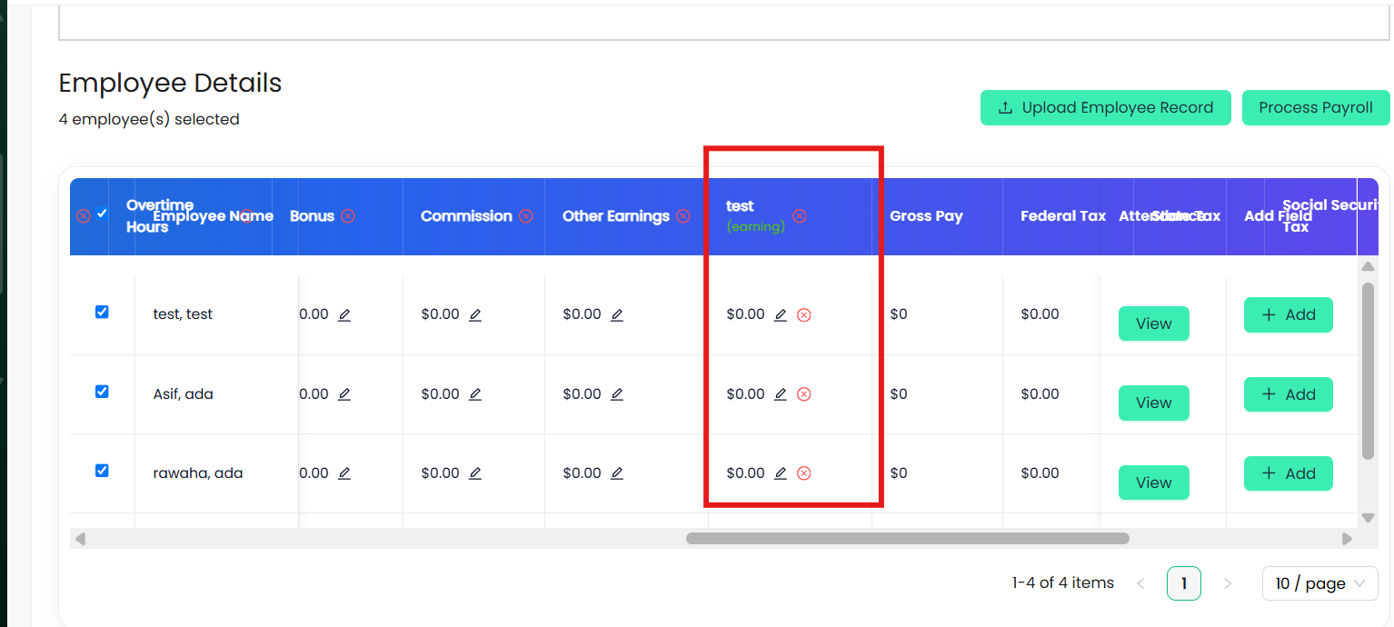 1. Custom Payroll Fields