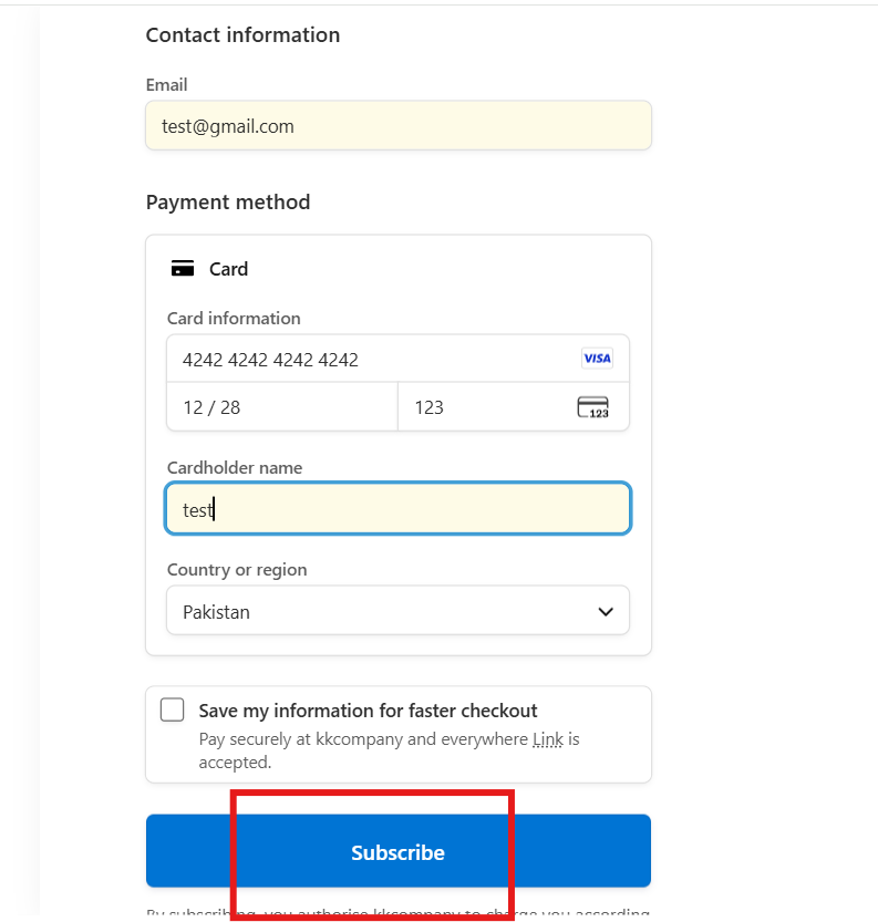 Subscription Management